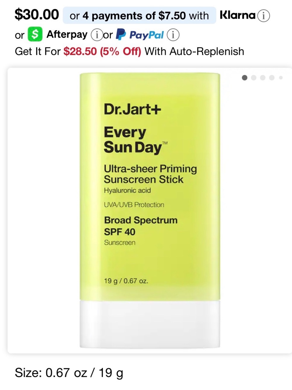 Dr. Jart+ Every Sun Day SPF 40/50 Sunscreen Set - Picture 3 of 3